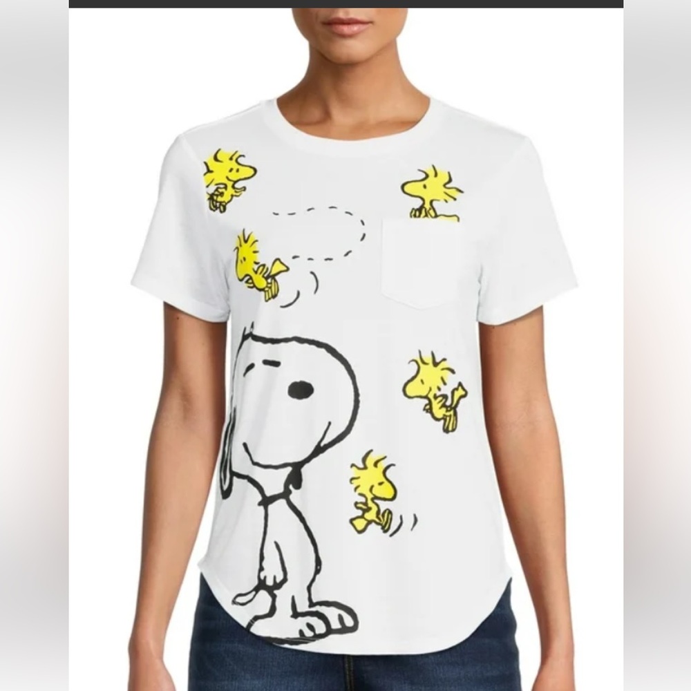 50%offw❤️ Snoopy Woodstock baby tee shirt M ♥️73